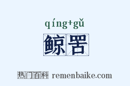 鲸罟是什么意思的图片